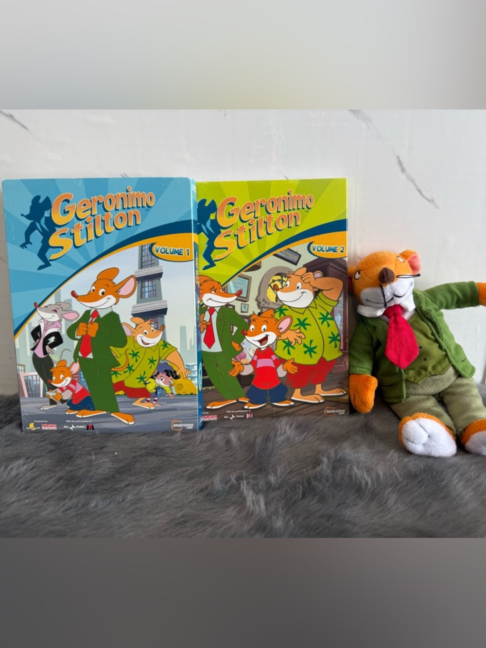 Geronimo Stilton Volume 1 and 2 DVD Set.